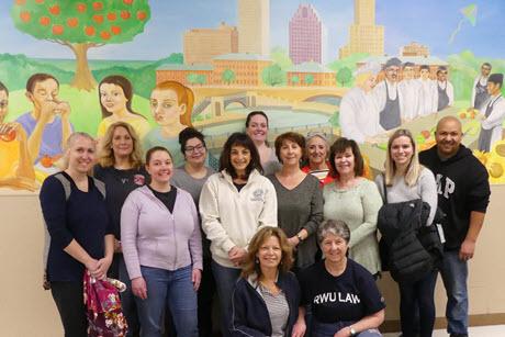 RWU Law Library Staff at the Rhode Island Food Bank