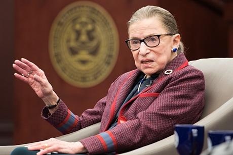 Justice Ruth Bader Ginsburg at RWU Law